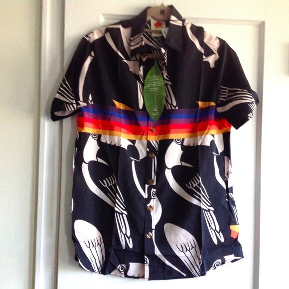 FARM Rio Tucanos Boyfriend Shirt - Picture 2 of 10